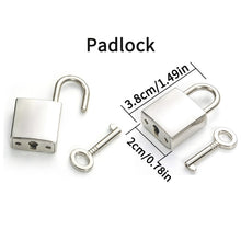 Load image into Gallery viewer, Submissive Padlock Necklace w/ Lock
