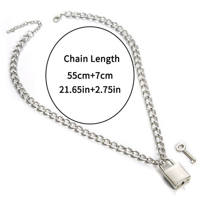 Submissive Padlock Necklace w/ Lock, gallery view 7