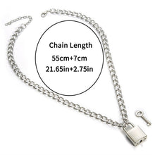 Load image into Gallery viewer, Submissive Padlock Necklace w/ Lock
