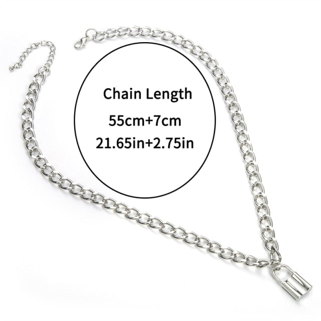 Submissive Padlock Necklace w/ Lock, gallery view 6