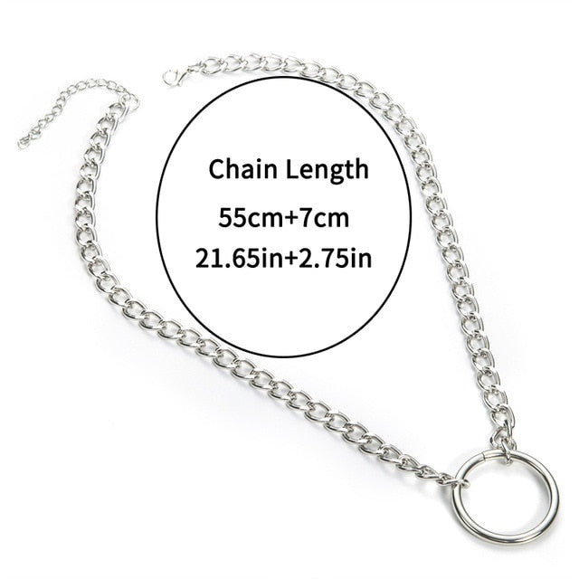 Submissive Padlock Necklace w/ Lock, gallery view 4