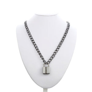 Submissive Padlock Necklace w/ Lock