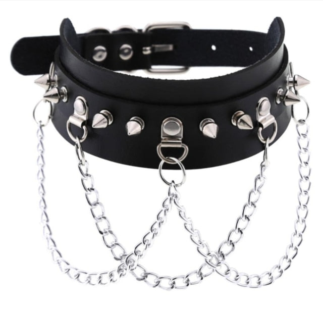 Submissive Spiked Collar product view