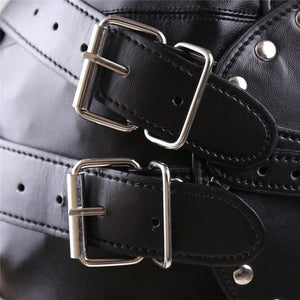 Total Blackout Padded Leather Mask BDSM