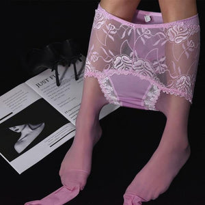 "Sissy Olga" Lace Stockings