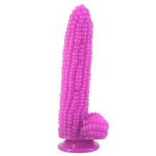 Load image into Gallery viewer, Realistic Black Corn Dildo With Suction Cup BDSM
