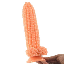 Load image into Gallery viewer, Realistic Black Corn Dildo With Suction Cup BDSM
