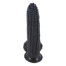 Load image into Gallery viewer, Realistic Black Corn Dildo With Suction Cup BDSM
