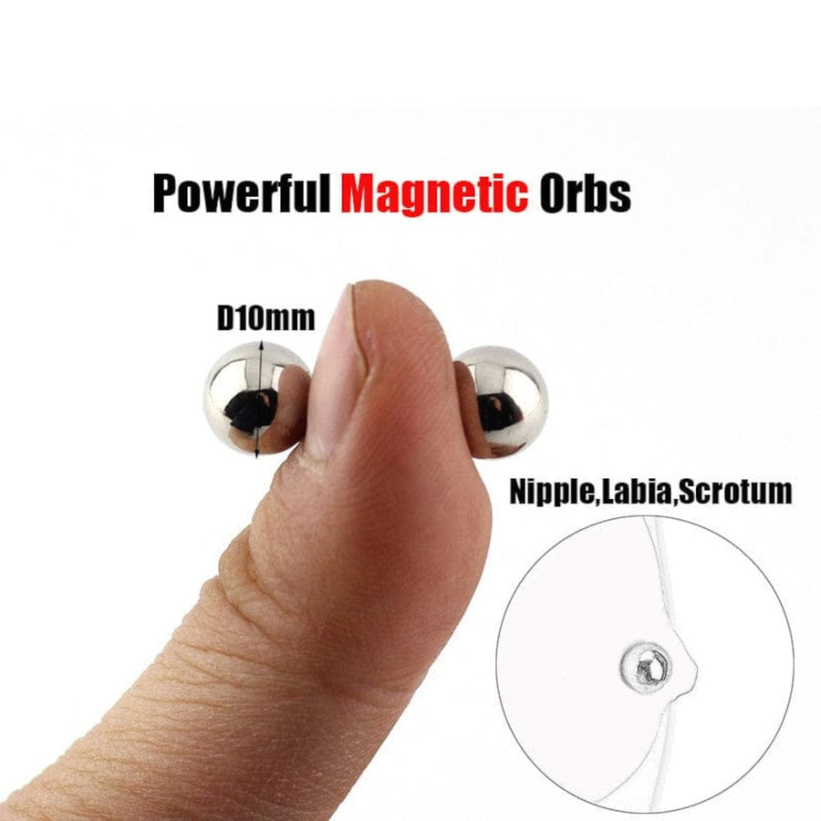 BDSM Pleasure Orbs Nipple Magnets, gallery view 5