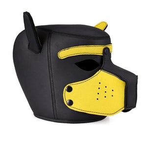 Hundemasken aus Leder