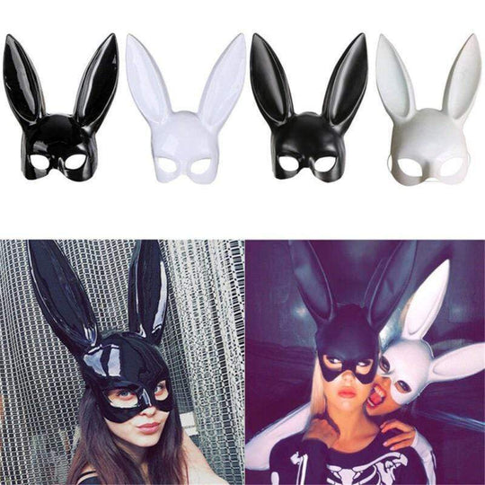 Pet Play Bondage Bunny Mask product view
