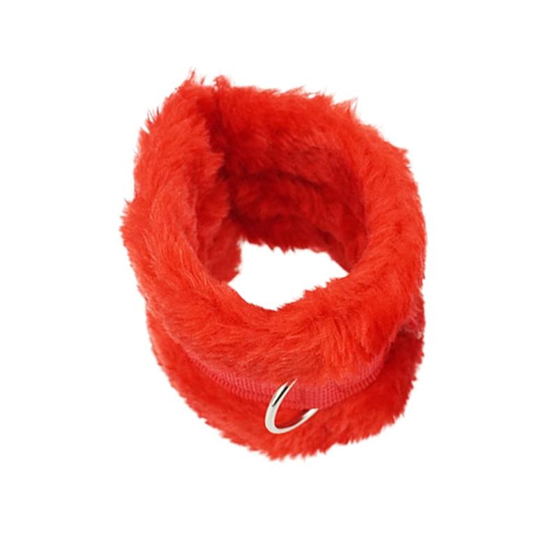 Red Furry Sex Restraints BDSM, gallery view 2