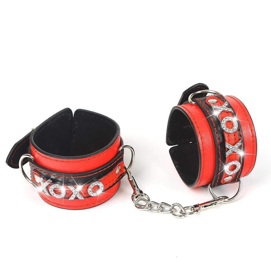 Jewel Encrusted Adult Handcuffs BDSM product view