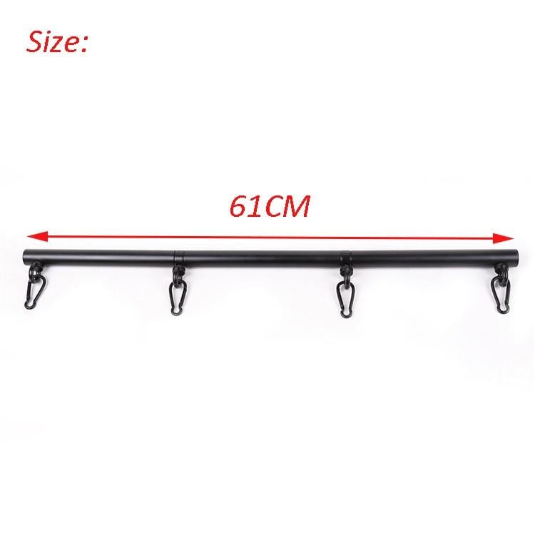 Black Adjustable Spreader Bar BDSM, gallery view 5
