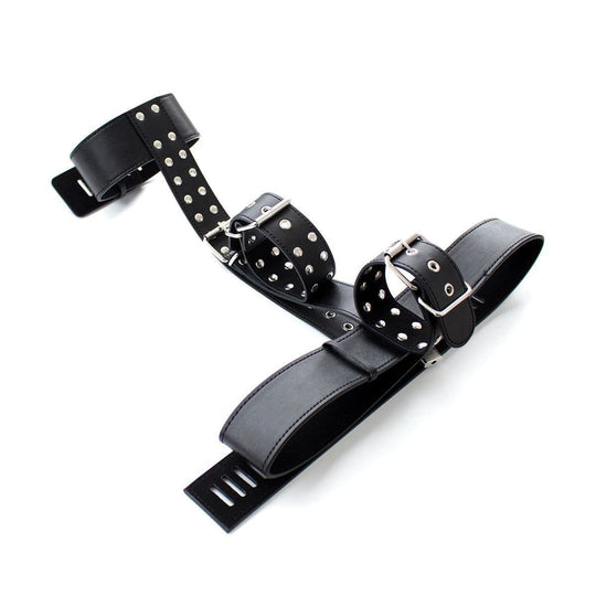 Goth Slave Leather Bondage Straps BDSM product view