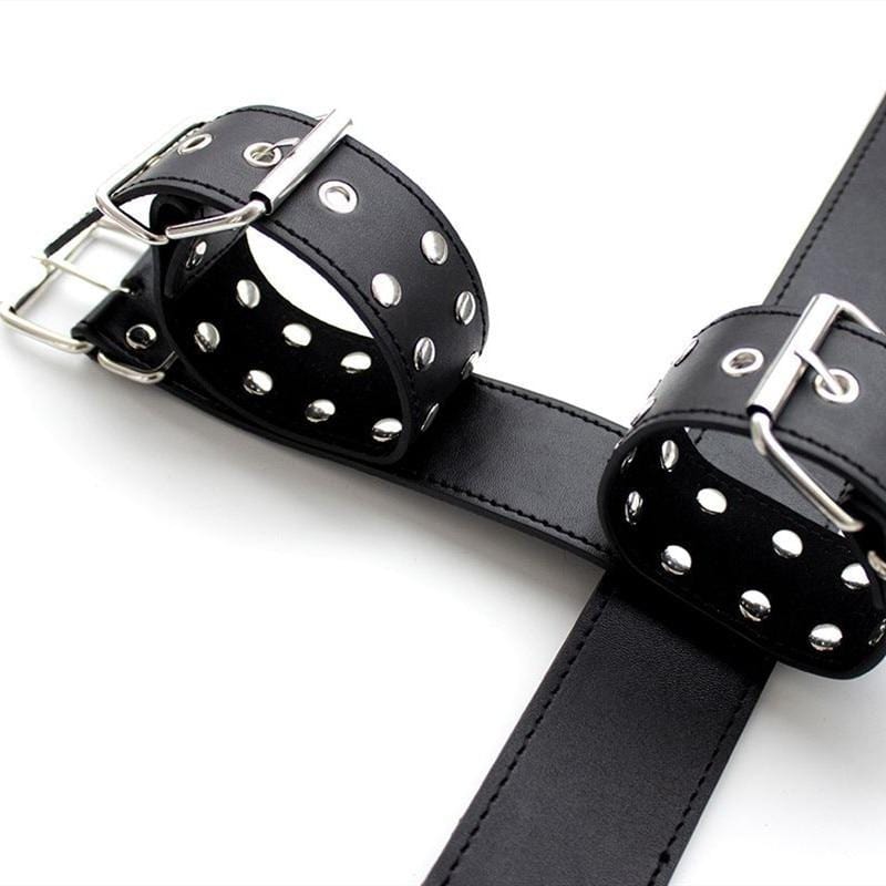Goth Slave Leather Bondage Straps BDSM, gallery view 3