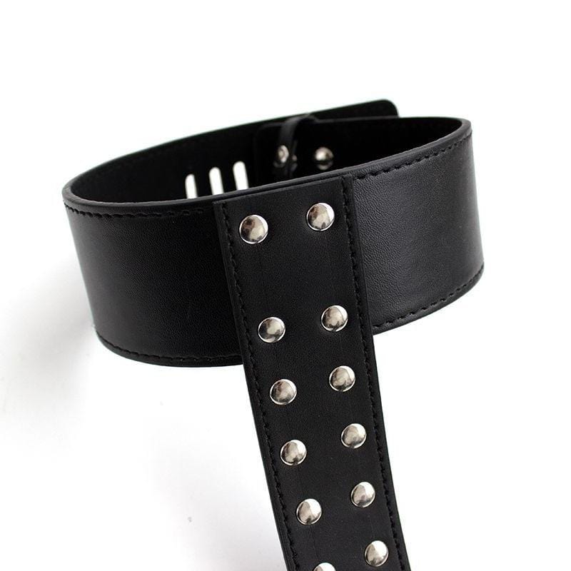 Goth Slave Leather Bondage Straps BDSM, gallery view 2