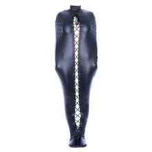 Lade das Bild in den Galerie-Viewer, Offener Kopf PU Leder BDSM Schlafsack BDSM
