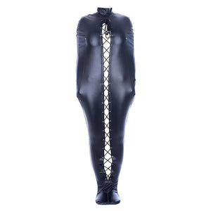 Offener Kopf PU Leder BDSM Schlafsack BDSM