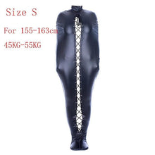 Lade das Bild in den Galerie-Viewer, Offener Kopf PU Leder BDSM Schlafsack BDSM
