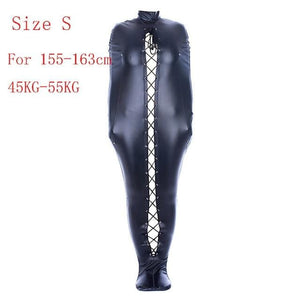 Offener Kopf PU Leder BDSM Schlafsack BDSM
