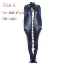 Lade das Bild in den Galerie-Viewer, Offener Kopf PU Leder BDSM Schlafsack BDSM

