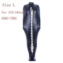 Lade das Bild in den Galerie-Viewer, Offener Kopf PU Leder BDSM Schlafsack BDSM
