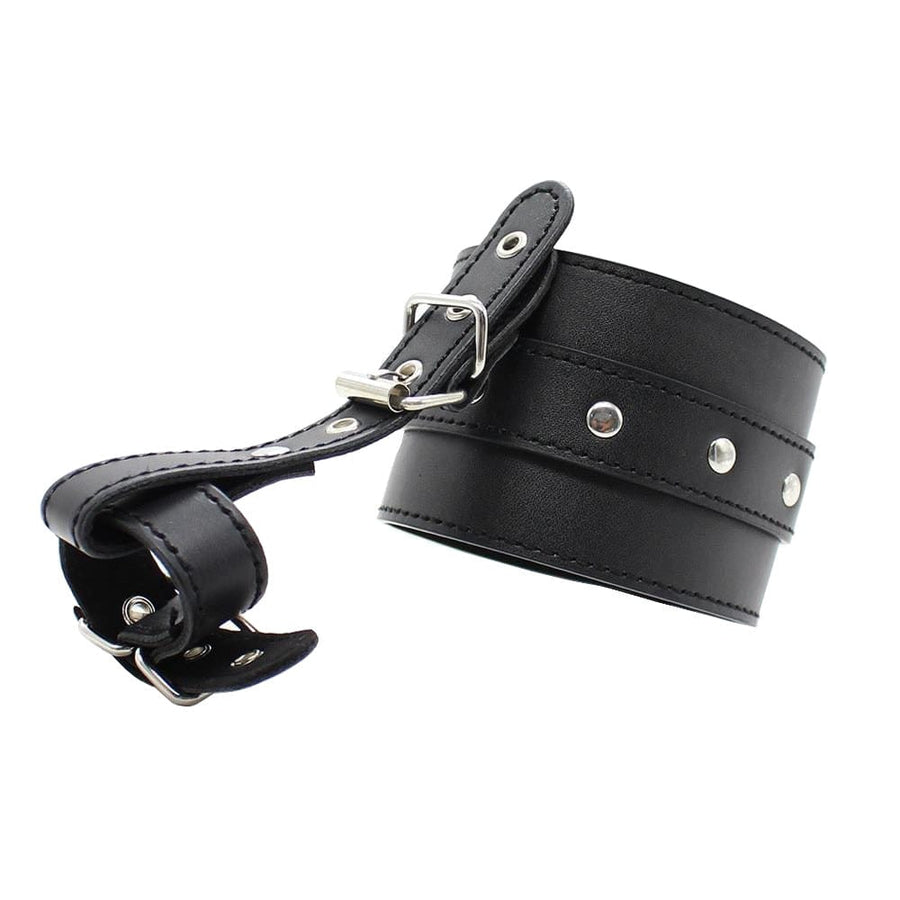 Adjustable Leather Toe Cuffs product view