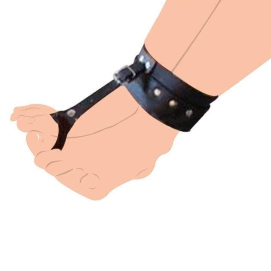 Adjustable Leather Toe Cuffs, gallery view 2