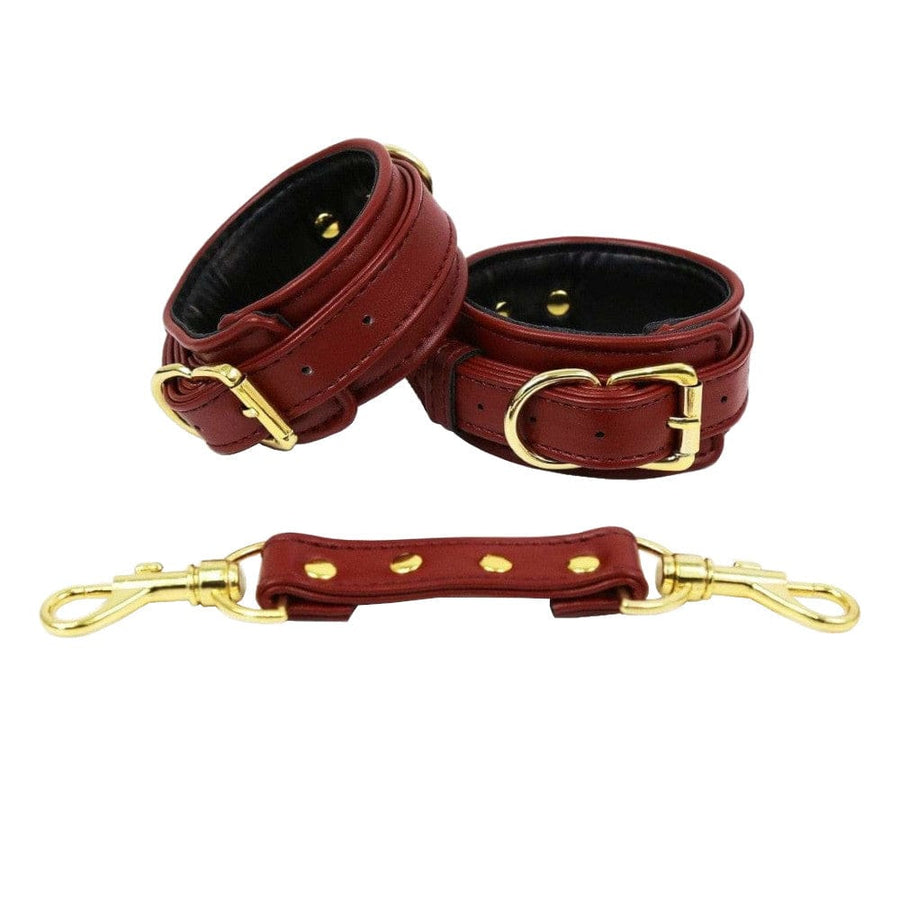 High End Colored Leather Handcuffs BDSM, gallery view 8