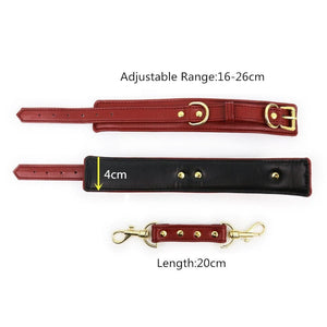 High End Colored Leather Handcuffs BDSM