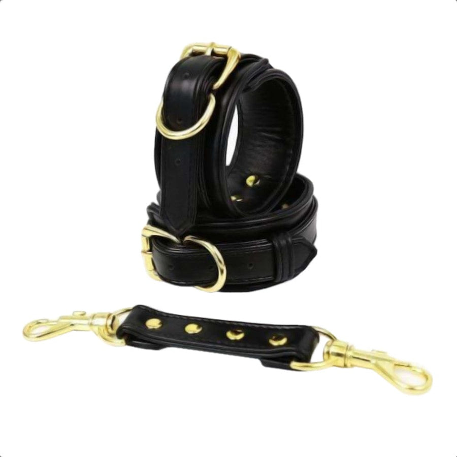 High End Colored Leather Handcuffs BDSM, gallery view 7