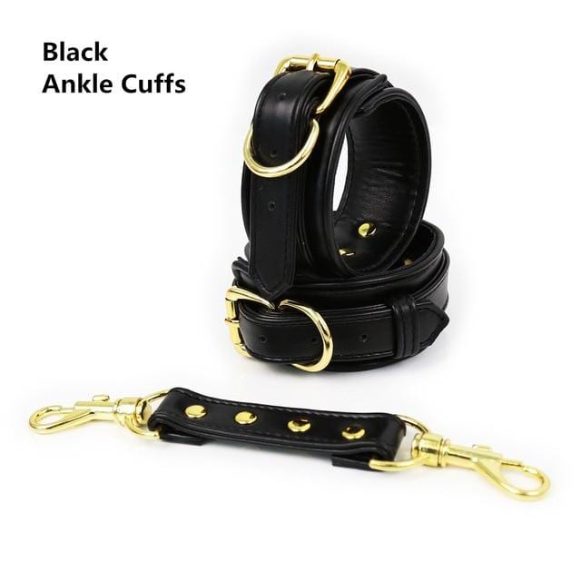 High End Leather Ankle Cuffs, gallery view 7