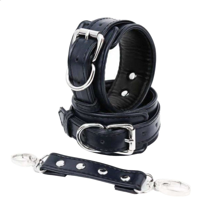 High End Colored Leather Handcuffs BDSM, gallery view 6