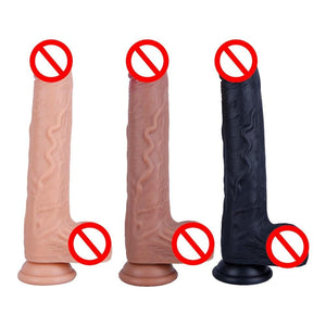 G-Punkt-stimulierender 9-Zoll-Dildo mit Saugnapf BDSM