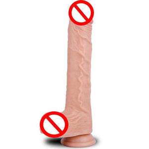 G-Punkt-stimulierender 9-Zoll-Dildo mit Saugnapf BDSM