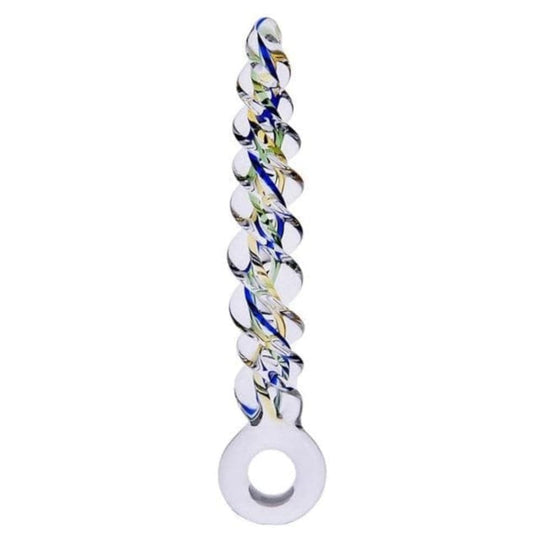 BDSM Spiral Kind of Pleasure Stimulation Glass Dildo product view
