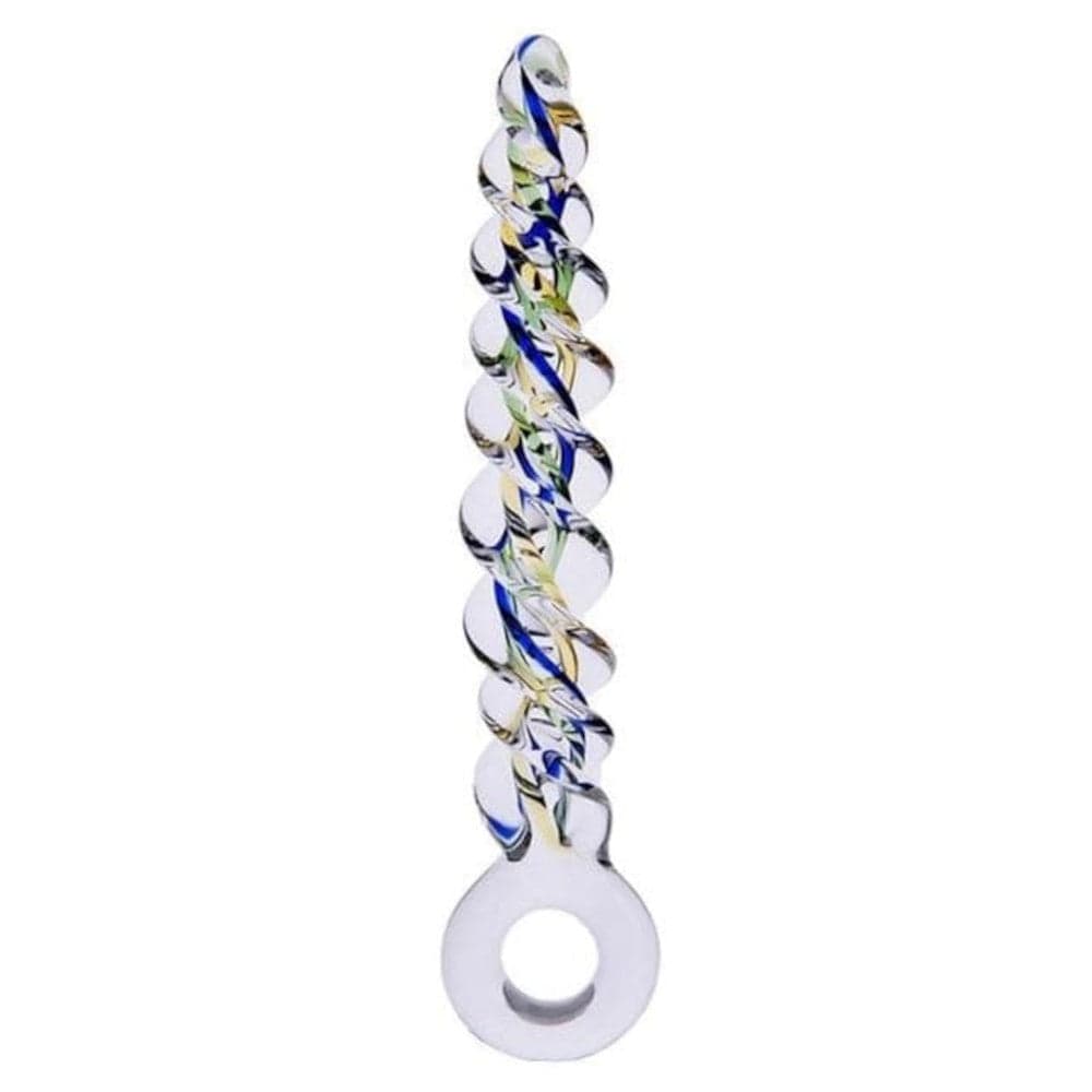 BDSM Spiral Kind of Pleasure Stimulation Glass Dildo