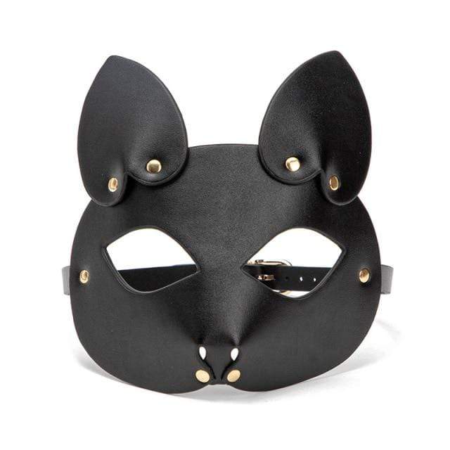Foxy BDSM Leather Mask BDSM, gallery view 3