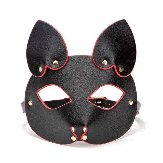 Foxy BDSM Leather Mask BDSM, gallery view 4