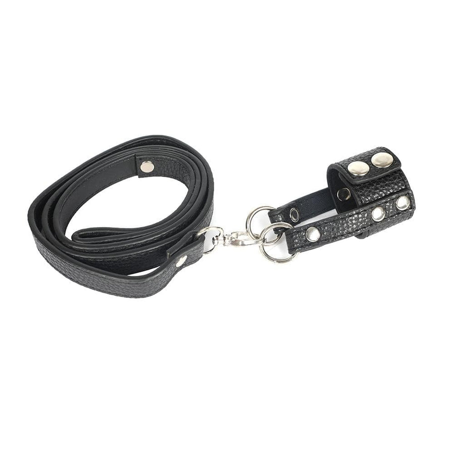 Slave Control Leather Ball Stretcher BDSM product view