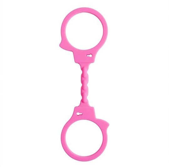 Silicone Kink Fantasy Pink Cuff BDSM product view