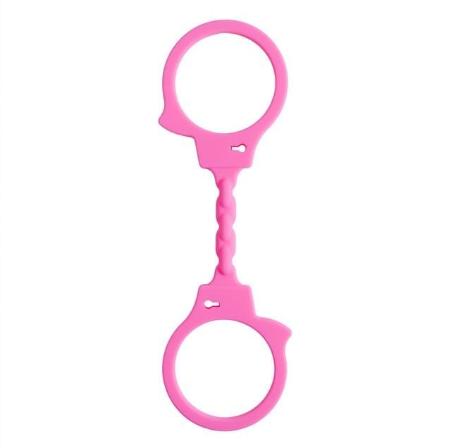 Silicone Kink Fantasy Pink Cuff BDSM product view