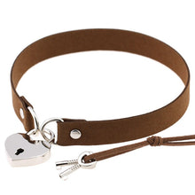 Load image into Gallery viewer, &quot;Key To My Heart&quot; Collar &amp; Lock Set
