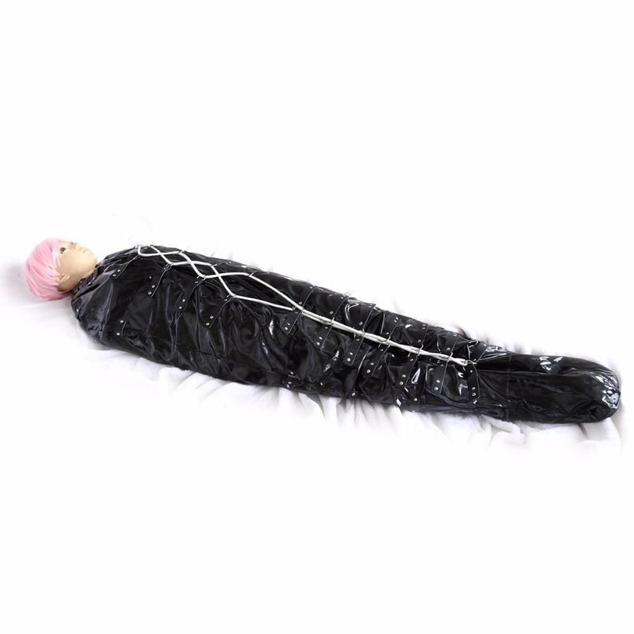 Glossy Black BDSM Sleepsack BDSM product view
