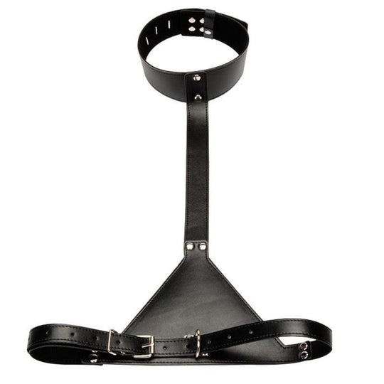 Adjustable Leather Bondage Harness BDSM product view
