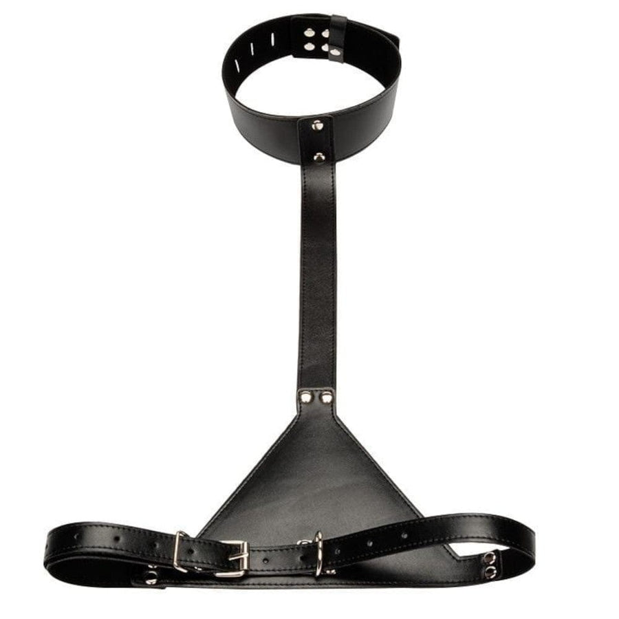 Adjustable Leather Bondage Harness BDSM product view