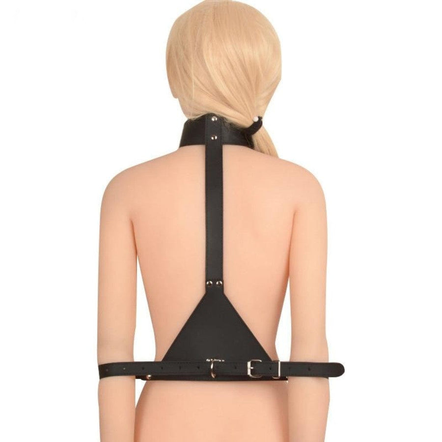 Adjustable Leather Bondage Harness BDSM, gallery view 2