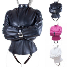 Lade das Bild in den Galerie-Viewer, Leder Harness BDSM Zwangsjacke
