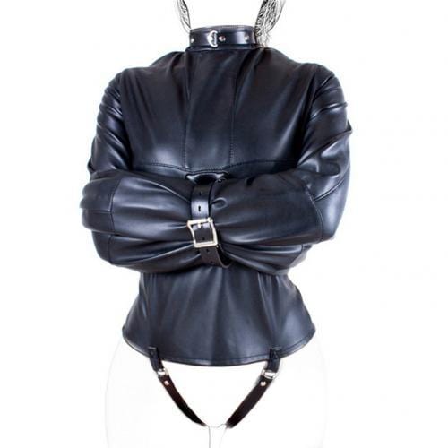 Leather Harness BDSM Straitjacket, gallery view 2